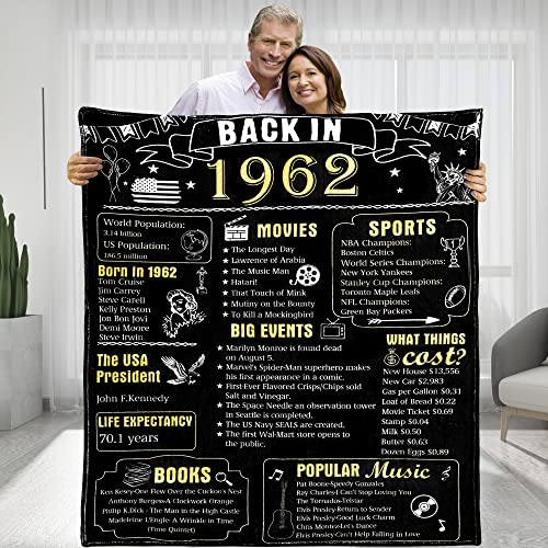 63rd Birthday Anniversary Blanket