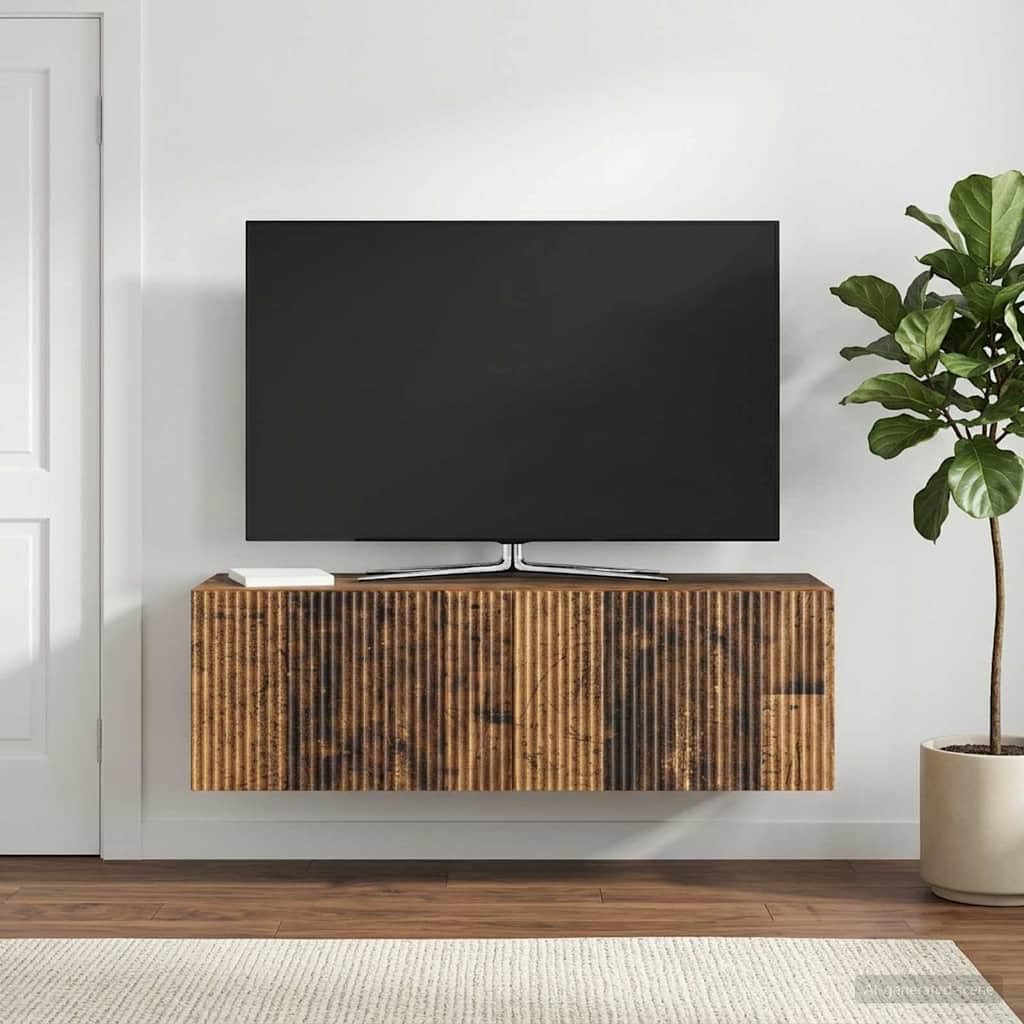 Szafka pod telewizor ścienny 98 x 31 x 30 cm, drewno co