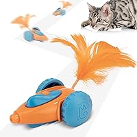 Vista 1 de Migipaws cat Toy, Automatic Interactive Migicar Toy Like a Mouse, Intelligent Programme, Rechargeable Kitten Toy
