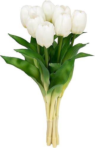 Miniatura 10 de Softflame Flores artificiales  falsas  artificiales - Paquete de 5 unidades, con total 25 cabezas, para boda, hogar, fiesta, restaurante