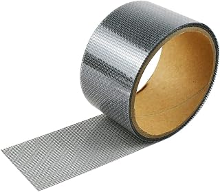 Window Screen Repair Kit,Window Screen Repair Tape, Extra Strong Self Adhesive Waterproof Tape,Fiberglass Covering Mesh Tape, for Screen Window and Screen Door Mesh Repair(2x78.74 Inches)