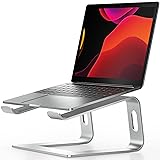 Nulaxy Abnehmbar Laptop Ständer, Ergonomisch Notebook Ständer Aluminium Laptop Halterung Halter Kompatibel mit Dell, HP, Samsung, Lenovo alle 10"-16" Notebooks - Silber B-Silber