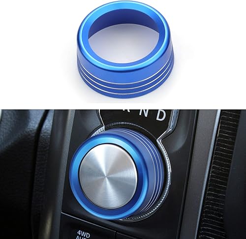 Miniatura 2 de Cubiertas de perilla para decoración interior de automóvil, accesorios para interruptor de faros delanteros y palanca de cambios, cubierta de