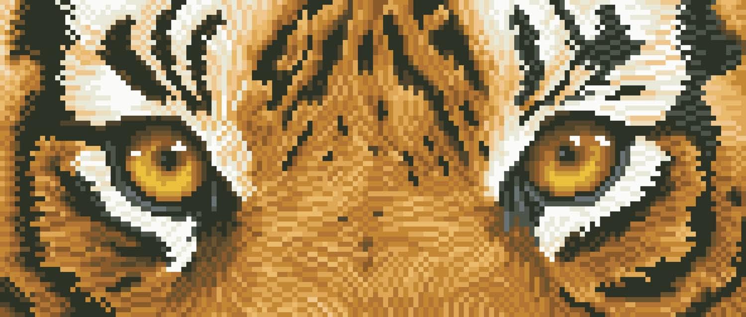 DIAMOND DOTZ Painting Kit, Intermediate Kit, DD5, Tiger Spy, 15 x 42cm - Image 3