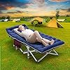 Barbella Folding Camping Cot, Folding Cot Camping Cots for Adults, Portable Sleeping Cot with Mattress Foldable Outdoor Bed Camp Cots Guest Bed with Carry Bag for Home, Office & Outdoor Use