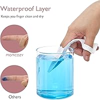 Vista 3 de Momcozy Cepillo de Dedos para Bebés, Cepillo Limpiador con Toallitas, Toallitas para Limpiar Dientes y Encías, Limpiador Oral para Infantes, 30