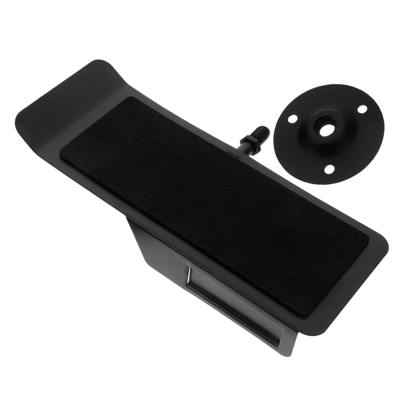 STOBAZA Hanging Shoe Shelf Black Shoe Display Rack Store Organizer for Boutique Closet Retail and Wall Mount