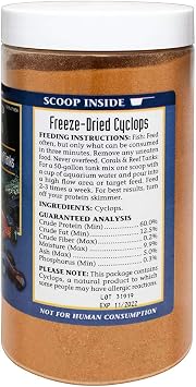 San Francisco Bay Brand Freeze-Dried Cyclops Fish Food - 0.64oz (18g)