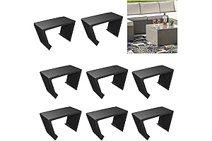8pcs Patio Sectional Sofa Clips for Alignment of Outdoor Rattan and Wicker Furniture