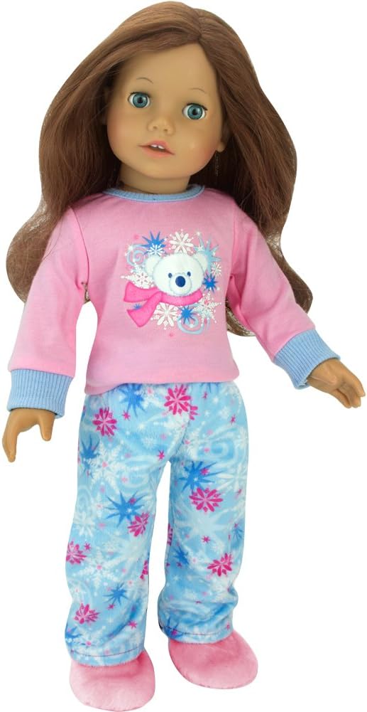 Polar Bear Winter Doll Pajamas 