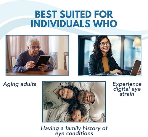 Miniatura 7 de Suplemento de protección ocular con extracto de arándano, luteína, zeaxantina, astaxantina y betacaroteno - Apoya los ojos secos, la salud de la