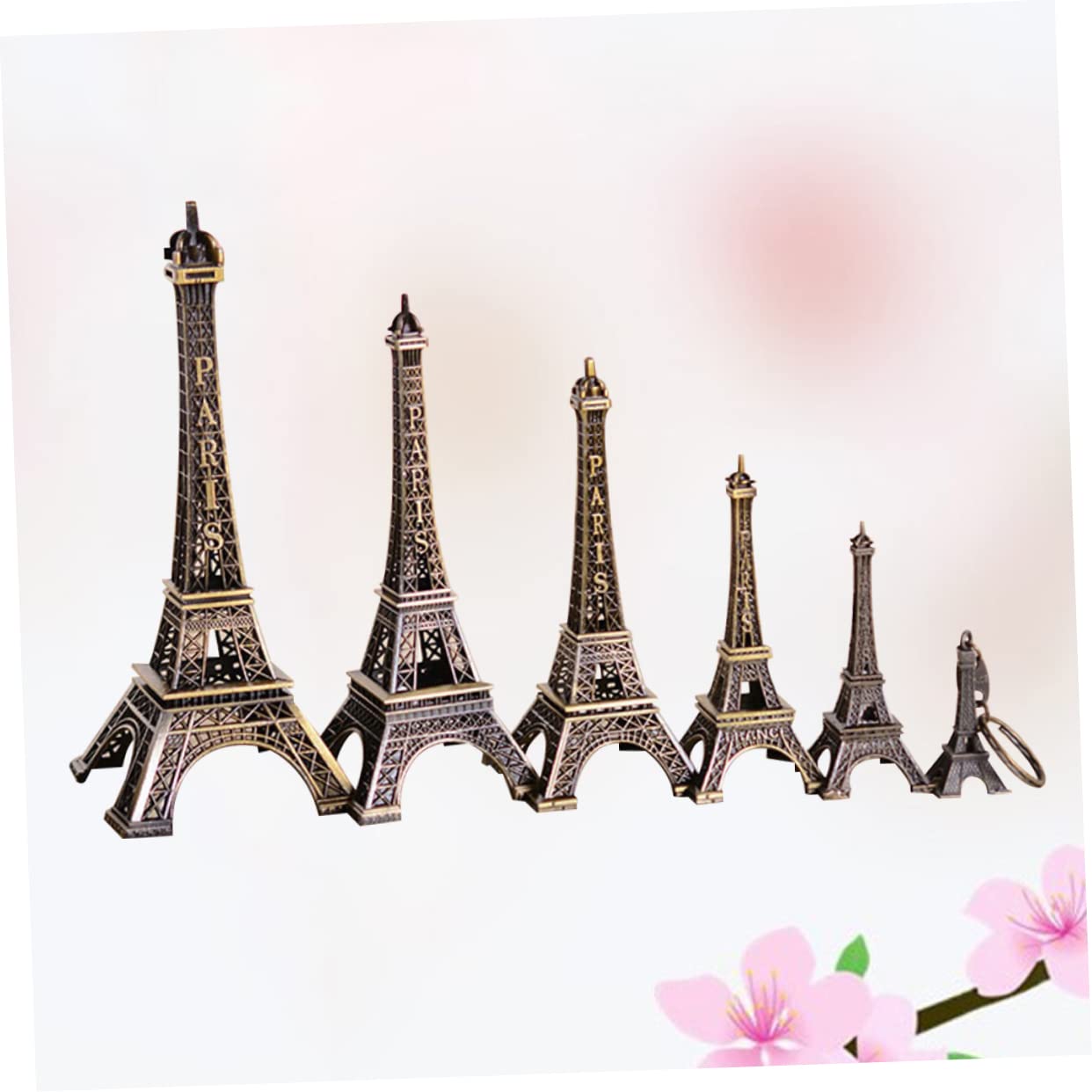 Amazon｜ibasenice パリ エッフェル塔 モデル 鉄製 置物 属 アート