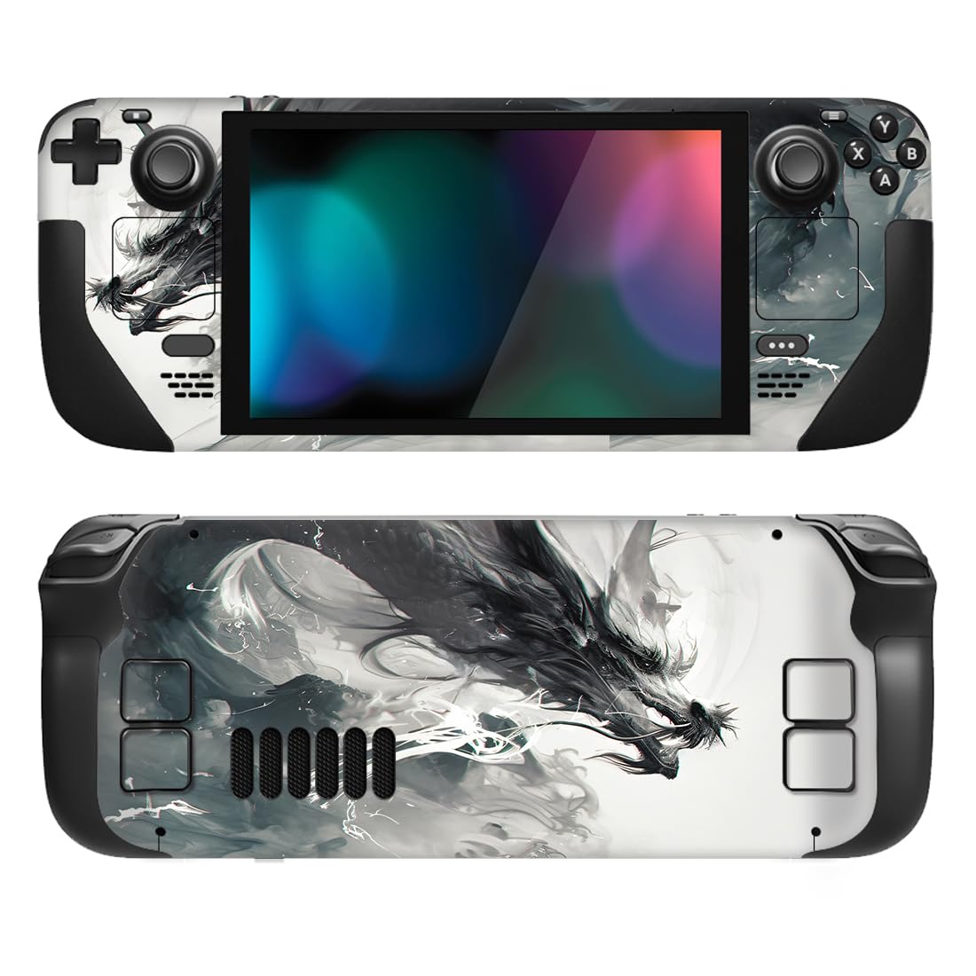 PlayVital Kit de Calcomanía Completa Protectora para Steam Deck LCD - Vinilos Skin Sticker Adhesivo, Pegatinas Personalizadas de Protección para Steam Deck OLED (Amanecer) — view 48