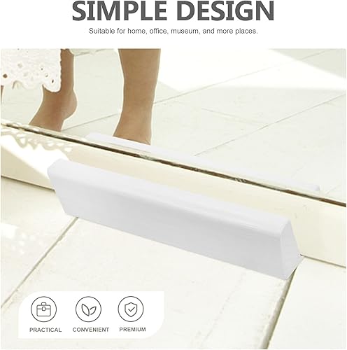 Miniatura 6 de Zerodeko Soporte de espejo de cuerpo completo, soporte de madera para obras de arte, soporte de espejo de pie para tocador, base L