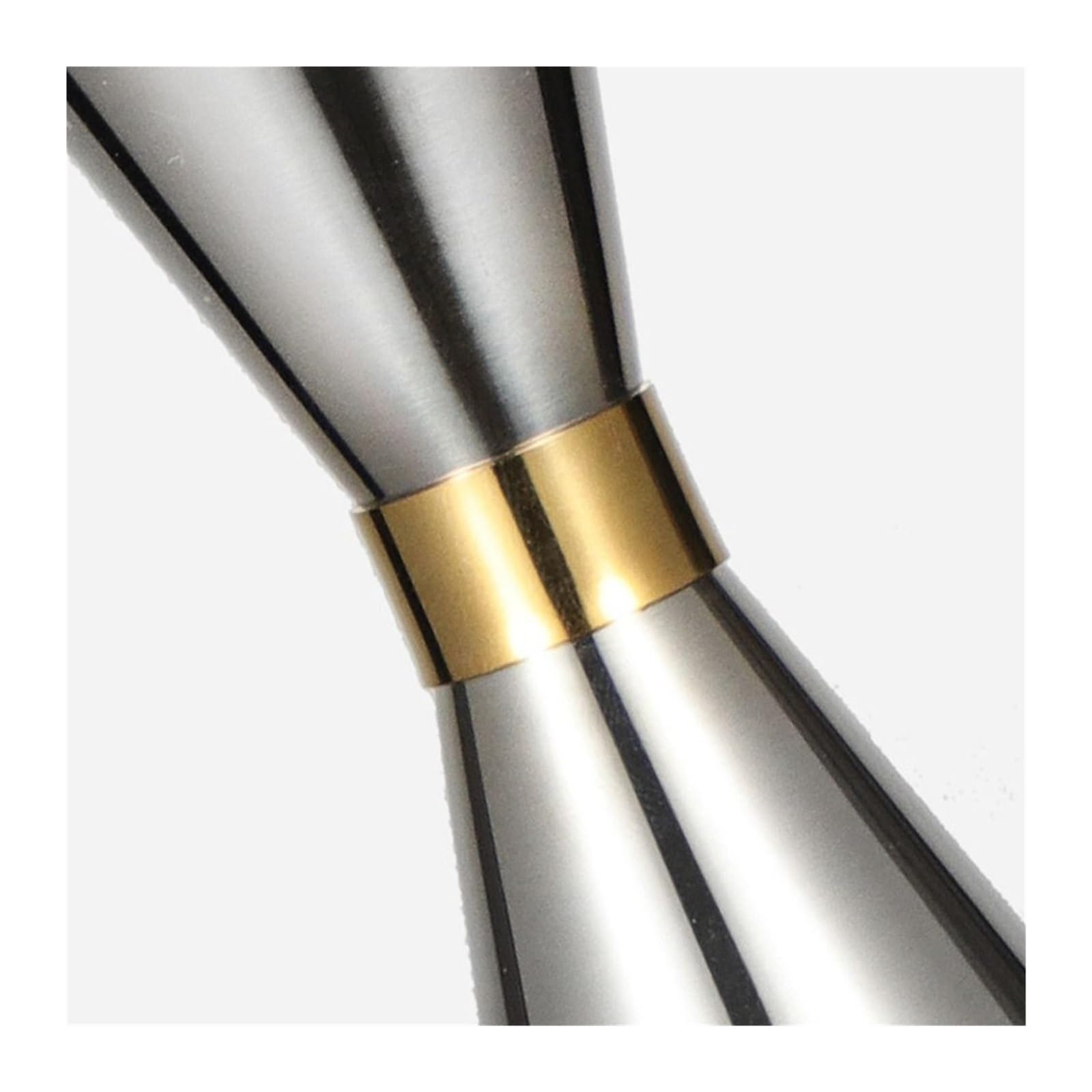 Doseur de bar à cocktail en acier inoxydable - Double shot - Doseur de boisson - Accessoire de bar de cuisine (60-90 ml)