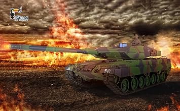 TOUCAN RC HOBBY US in Stock 1/16 Henglong Tk7.0 Leopard2A6 Rc Tank Ir Battle Bb Shooting Engine Smoke 2.4Ghz Remote Control Car Model 3889