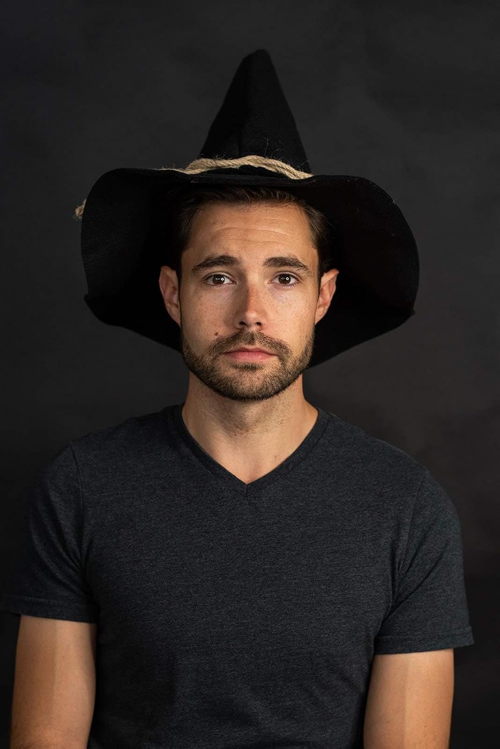 Nicky Bigs Novelties Wizard Felt Hat Witch Sorcerer Hats Adult Costume Scarecrow Accessory for Halloween - Image 4