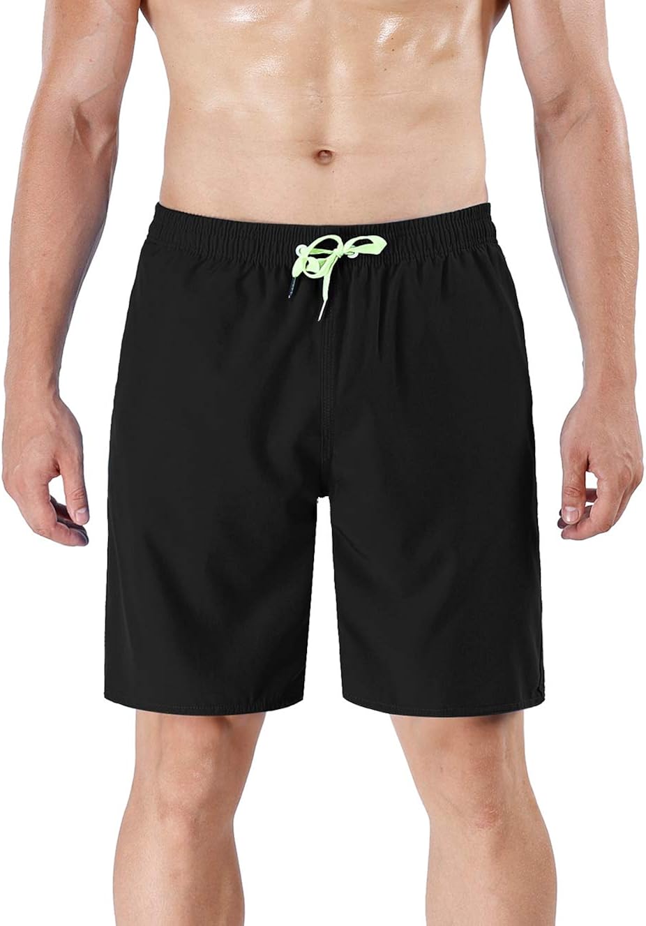QRANSS Men's Quick Dry Swim Trunks Bathing Suit Beach Shorts