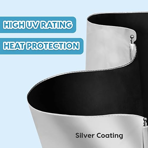 Miniatura 4 de ZOMAKE Paraguas de viaje con protección UV, pequeño paraguas portátil compacto Paraguas plegable automático Paraguas resistente al viento bloqueo