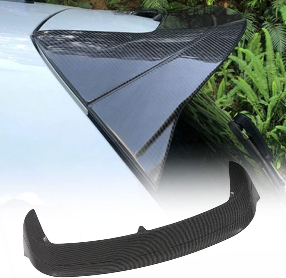 Golf 8 Rear Trunk Spoiler for Volkswagen VW Golf 8 Mk8 GTI R 2021-2023 Carbon Look Car Rear Boot Lid Highkick Spoiler Wing Lip