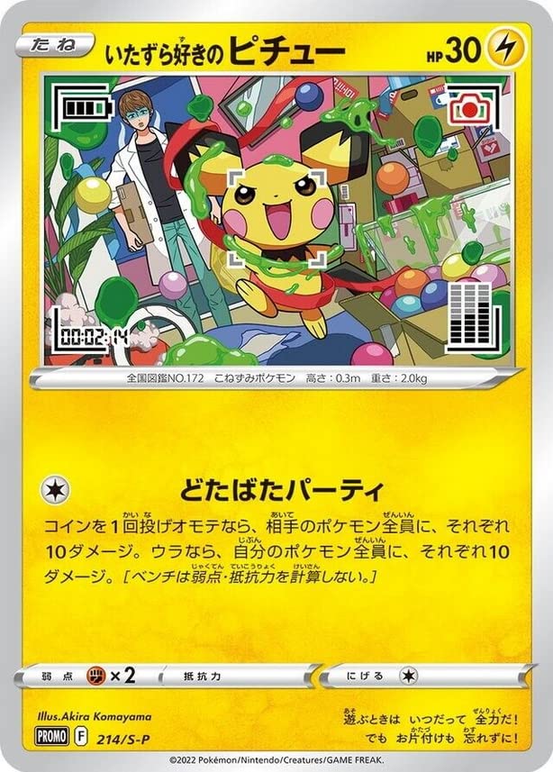 Pokemon TCG: Mischievous Pichu - Promotional Card : Amazon.ca