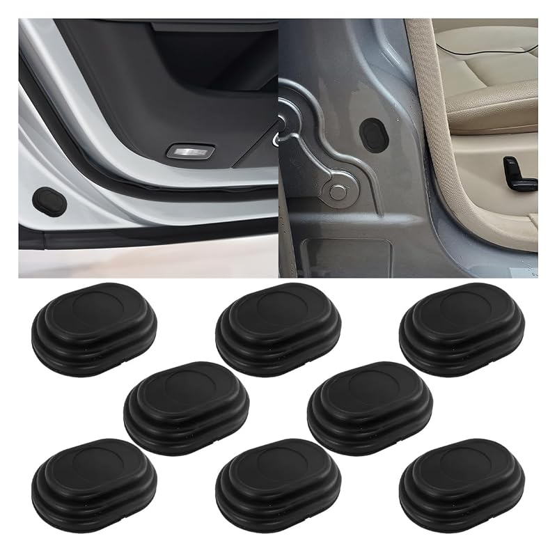 smilfuy Protetor de Porta Automotivo em Silicone com Adesivo, 3,56 x 2,79 x 0,89 cm, Kit com 16 unidades