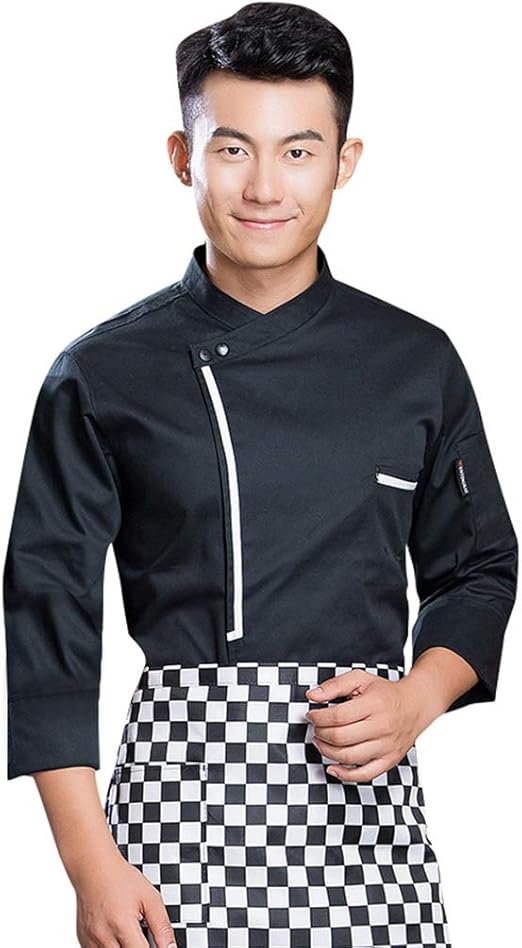 Giacca Da Chef Unisex Manica Lunga - Per Cuochi, Camerieri E Staff | Poliestere 100%, Lavabile - Foto 6