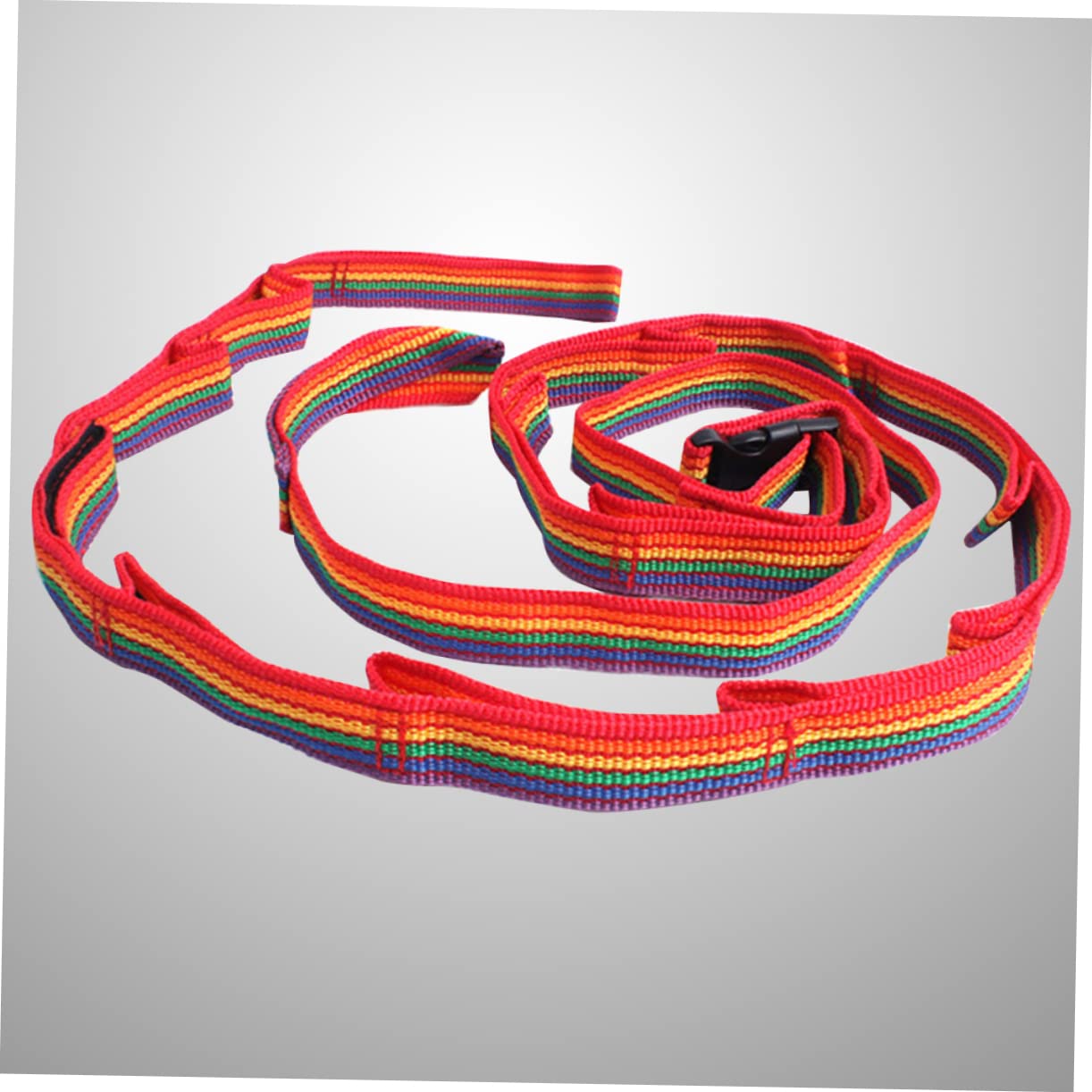 Balacoo Colorful Rainbow Camping Tent Rope Daisy Chain Double Layer Lanyard for Outdoor Activities Versatile Hanging Tool for Clothesline Kettles Pots Easy Installation