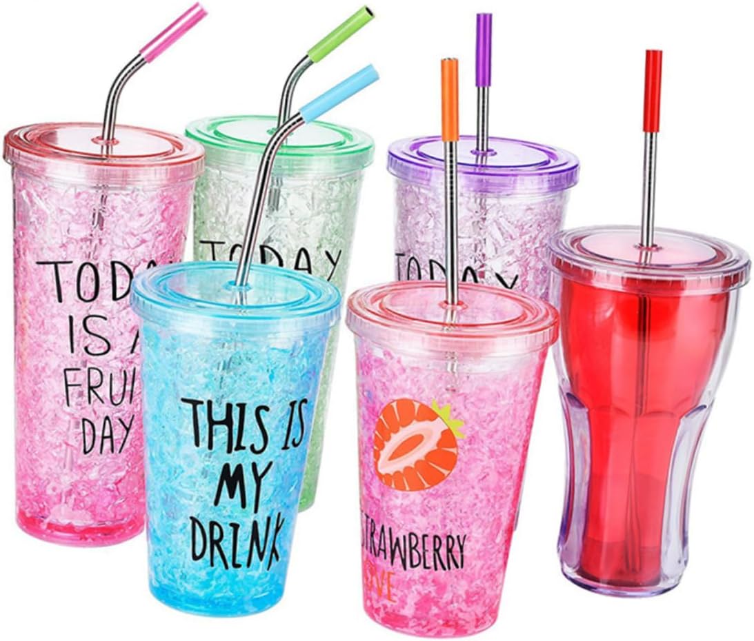 37pcs Stainless Steel Straws Curved Straight Drinking Straws Reusable Safe for Boys and Girls Eco-friendly Cleaning Brush Included