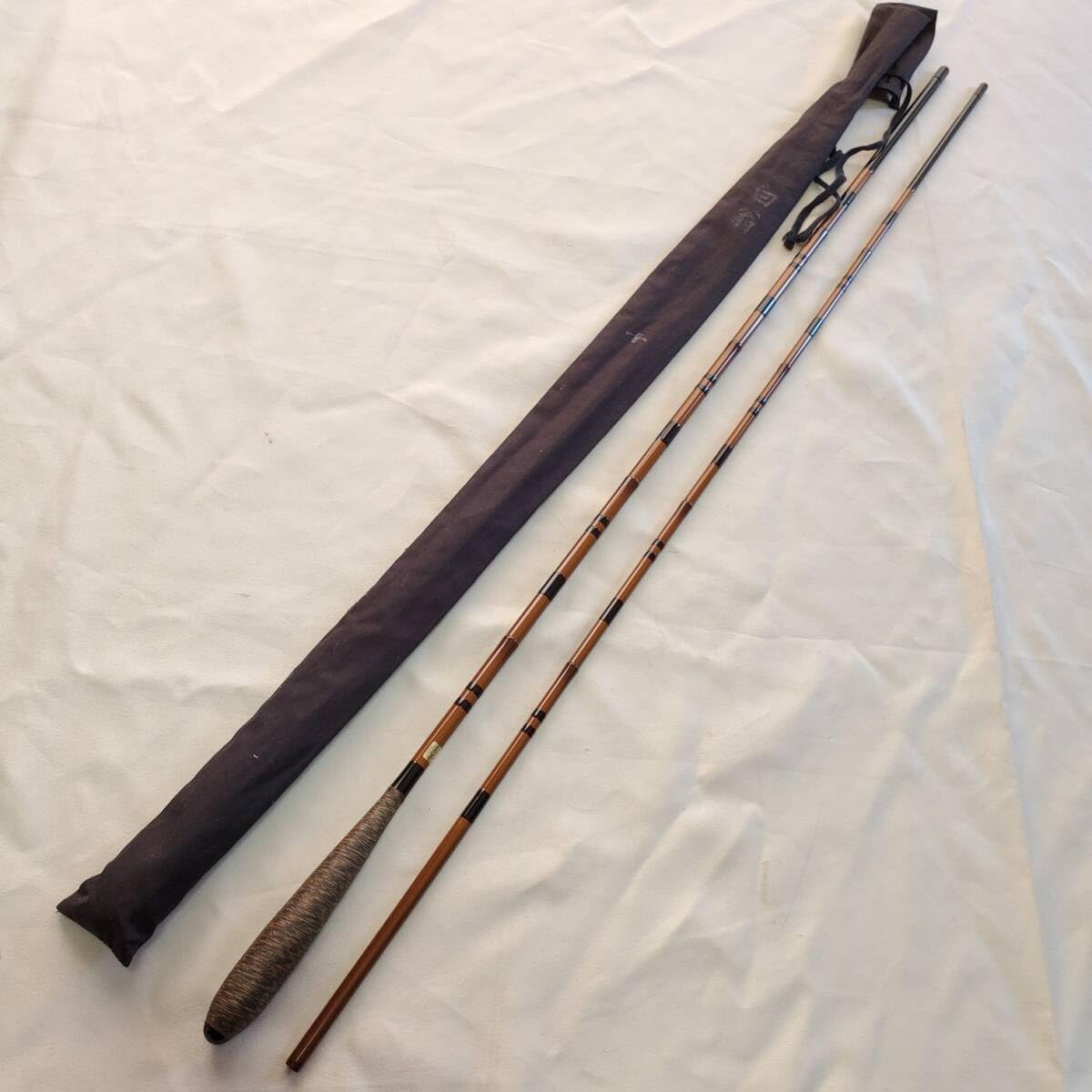 紀州竹竿 魚集 英雄作 遊心 12.1尺 ですが 魚集 英雄作 遊心 12.1尺