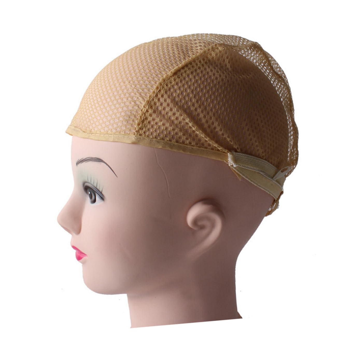 FRCOLOR Unisex Breathable Mesh Wig Cap Ventilating Hair Net Cap for Women Men Soft Stretchy Comfortable