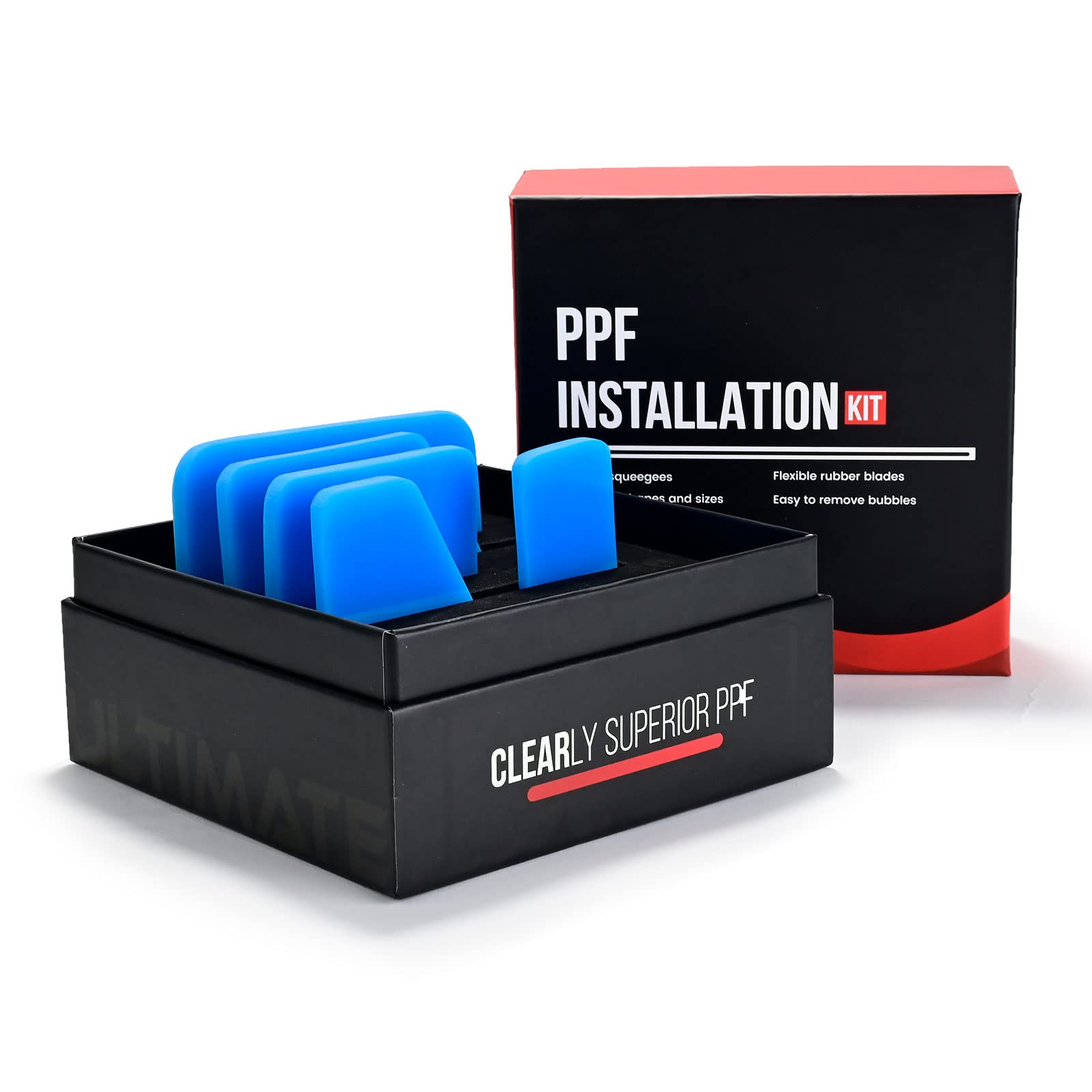 NEWISHTOOL Blaues PPF Rakel-Set, Lackschutzfolie, Installationswerkzeuge
