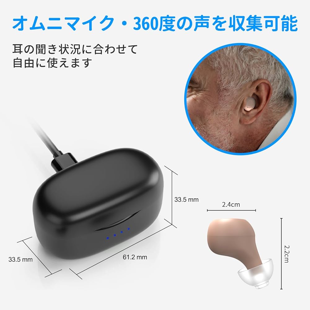 DAGNI充電式集音器 高齢者集音器 高感度集音器 しゅうおんき Amazon.co.jp: DAGNI充電式集音器 高齢者集音器 高感度集音器
