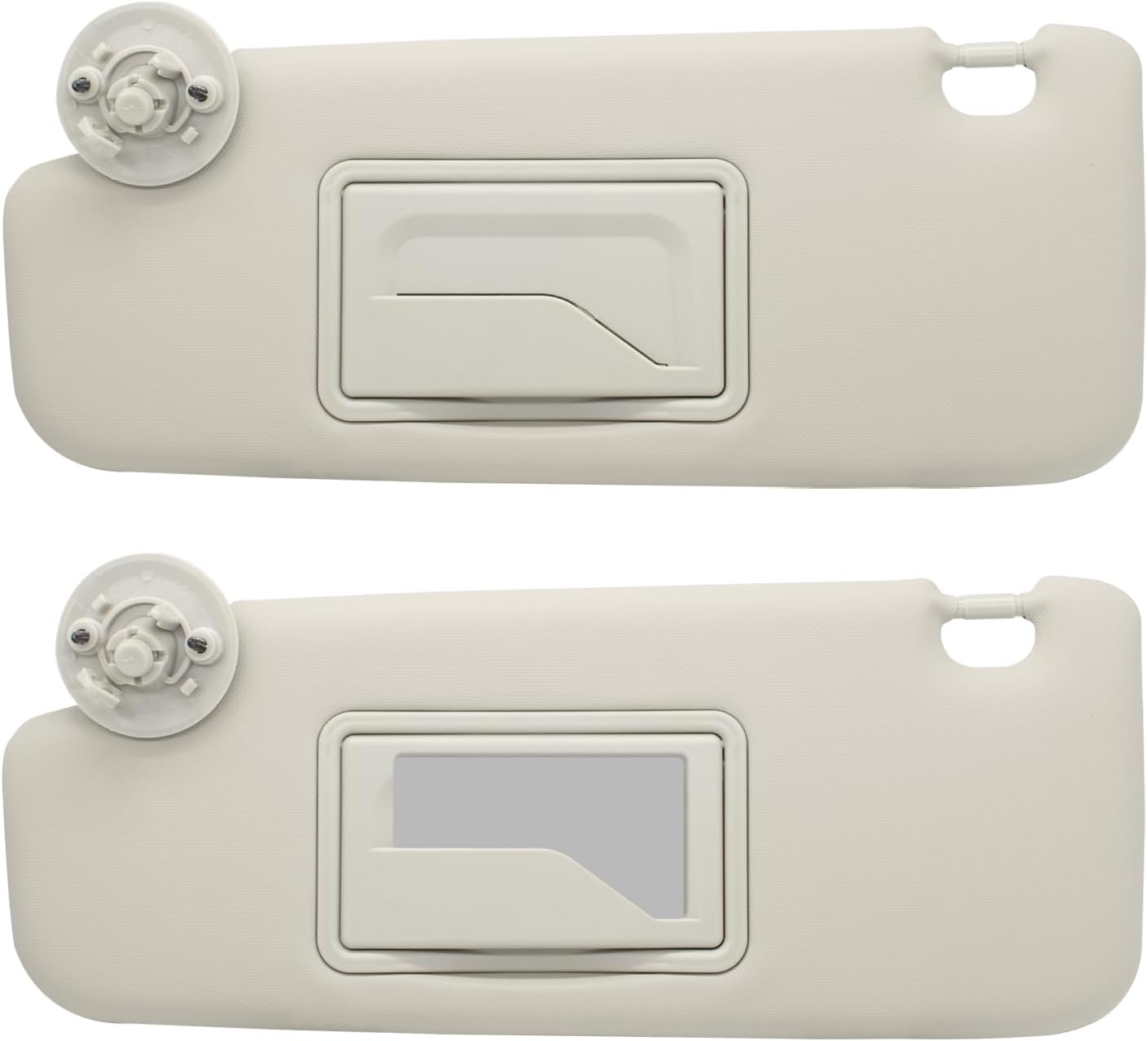 NHILES Driver Left Side Sun Visor Replacement Compatible with Chevy Sonic 2012-2020 Spark 2011-2022 Colour Gray
