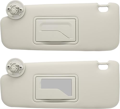Miniatura 6 de NHILES Reemplazo de visera solar del lado izquierdo del conductor compatible con Chevy Sonic 2012-2019 Spark 2013-2016, color gris
