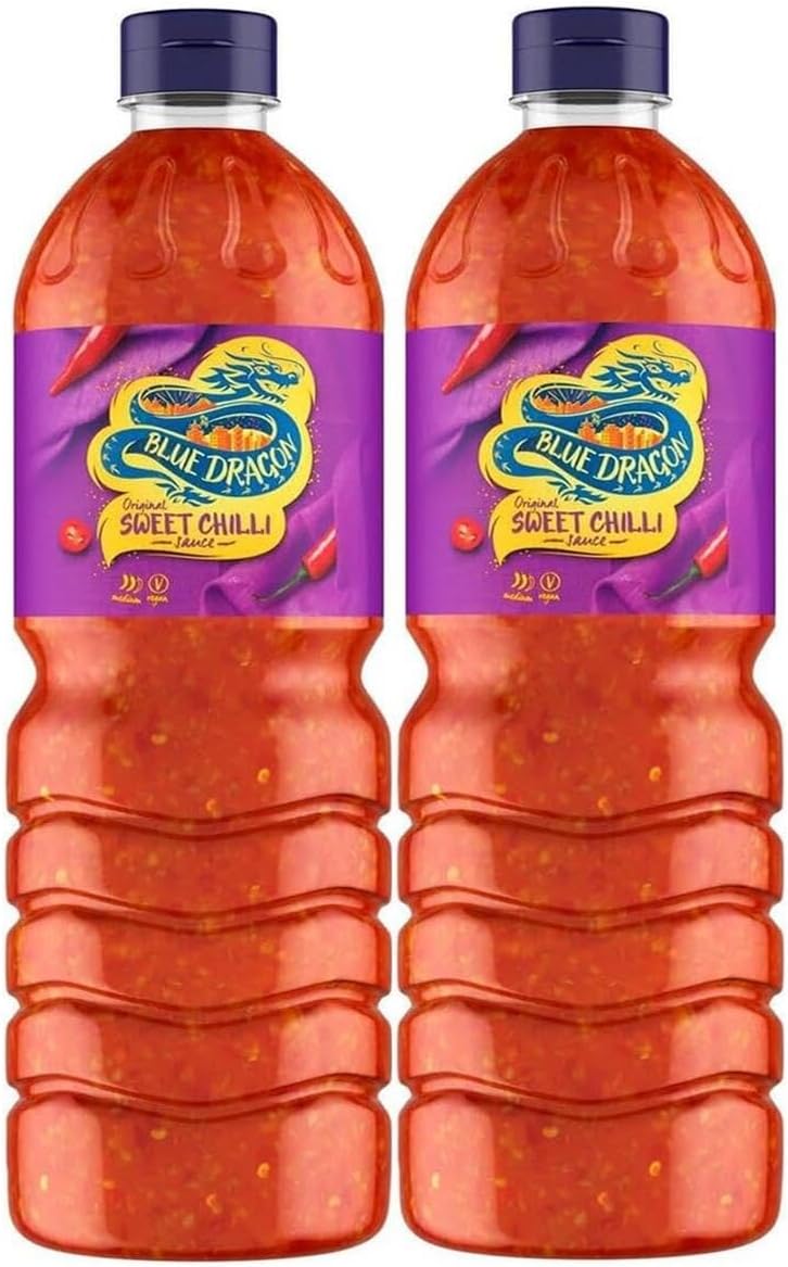 Blue Dragon Original Sweet Chilli Dipping Sauce - 1 Litre Pack of 4 by Slamtech