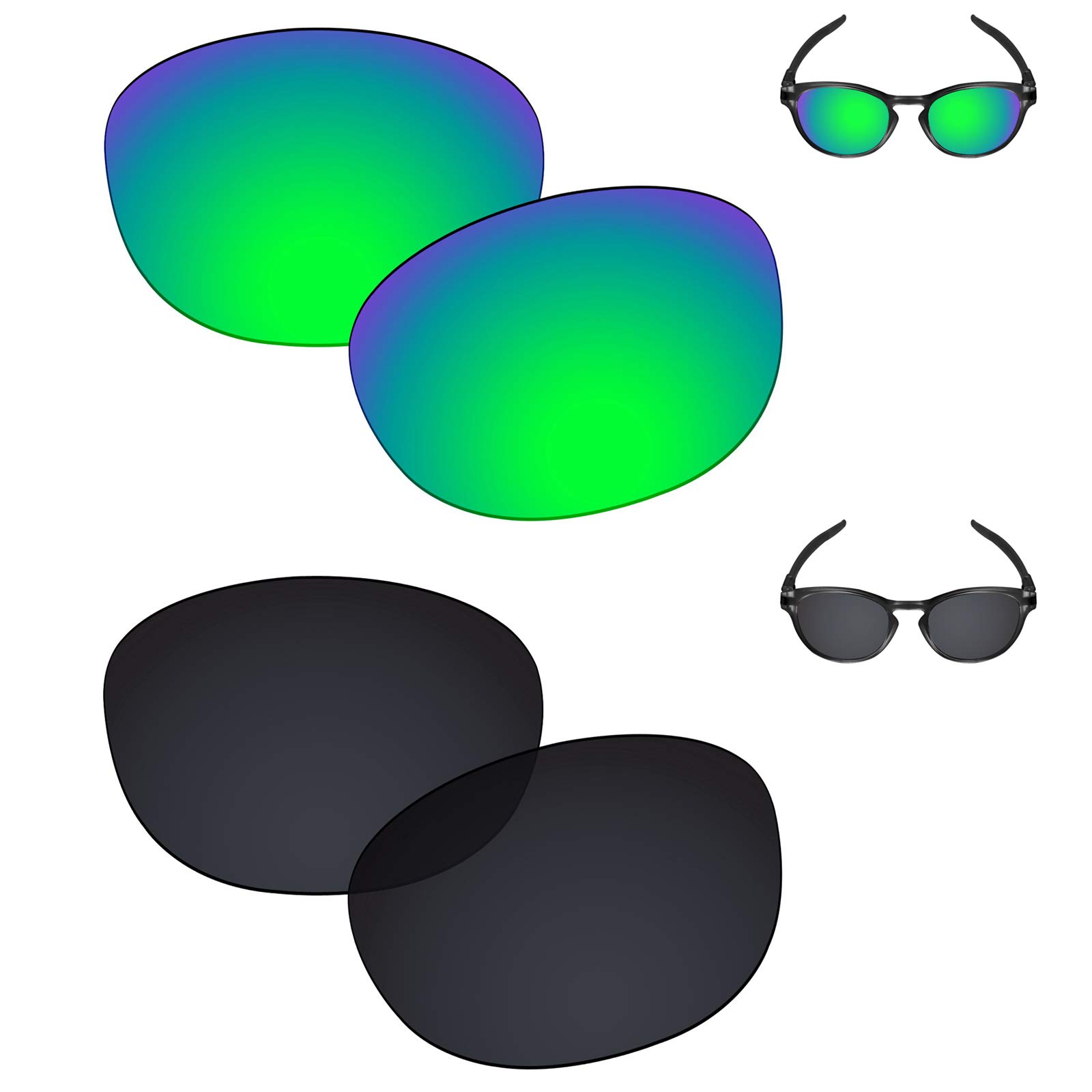 Galvanic Replacement Lenses for Oakley Latch OO9265 | Latch Asian Fit(AF) OO9349 Sunglasses - Multiple Choices