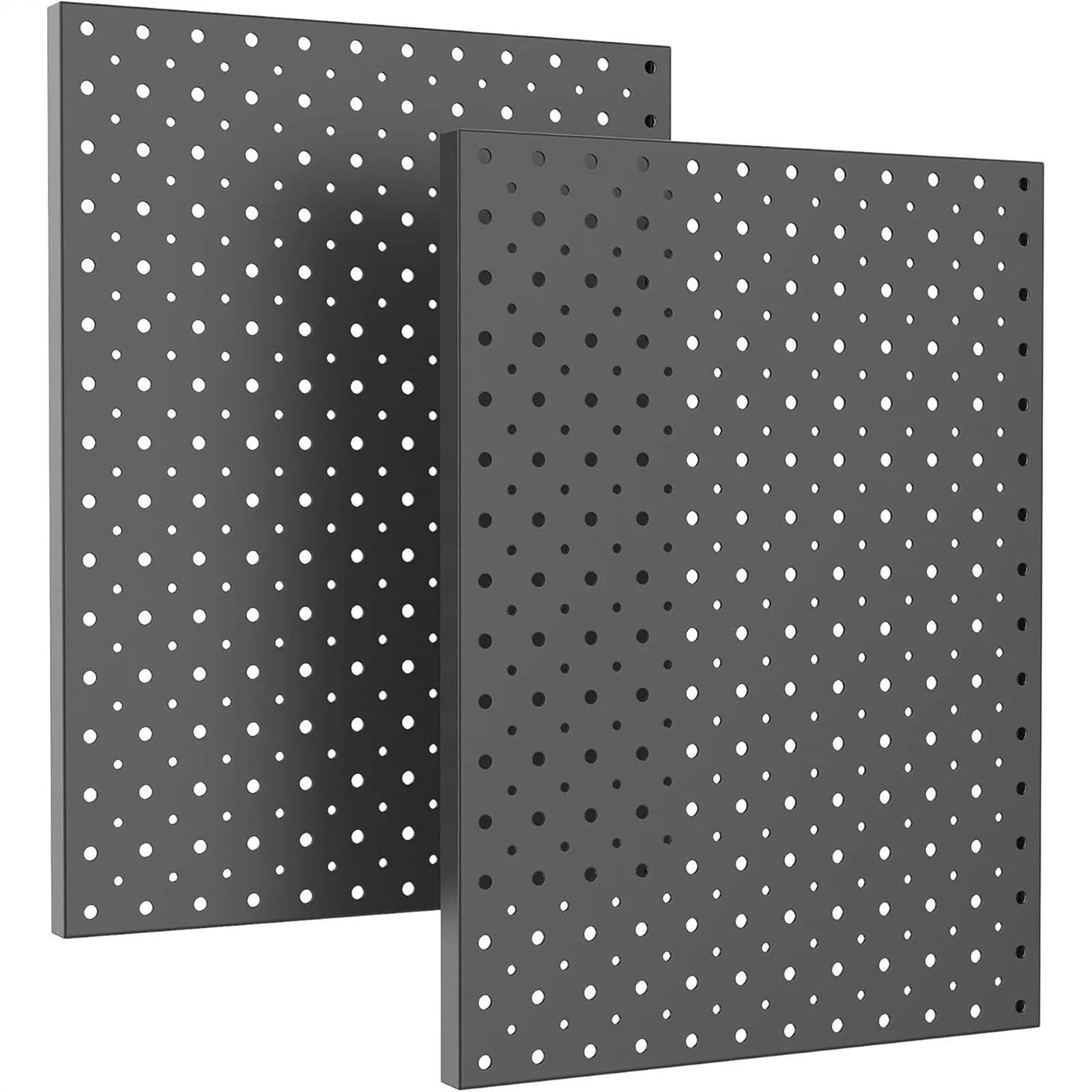 Xileuduod One Color Pegboard Metal Pegboard Panels 12X16 Inch 2-Pack, Wall Organizer For Garage Tool Storage