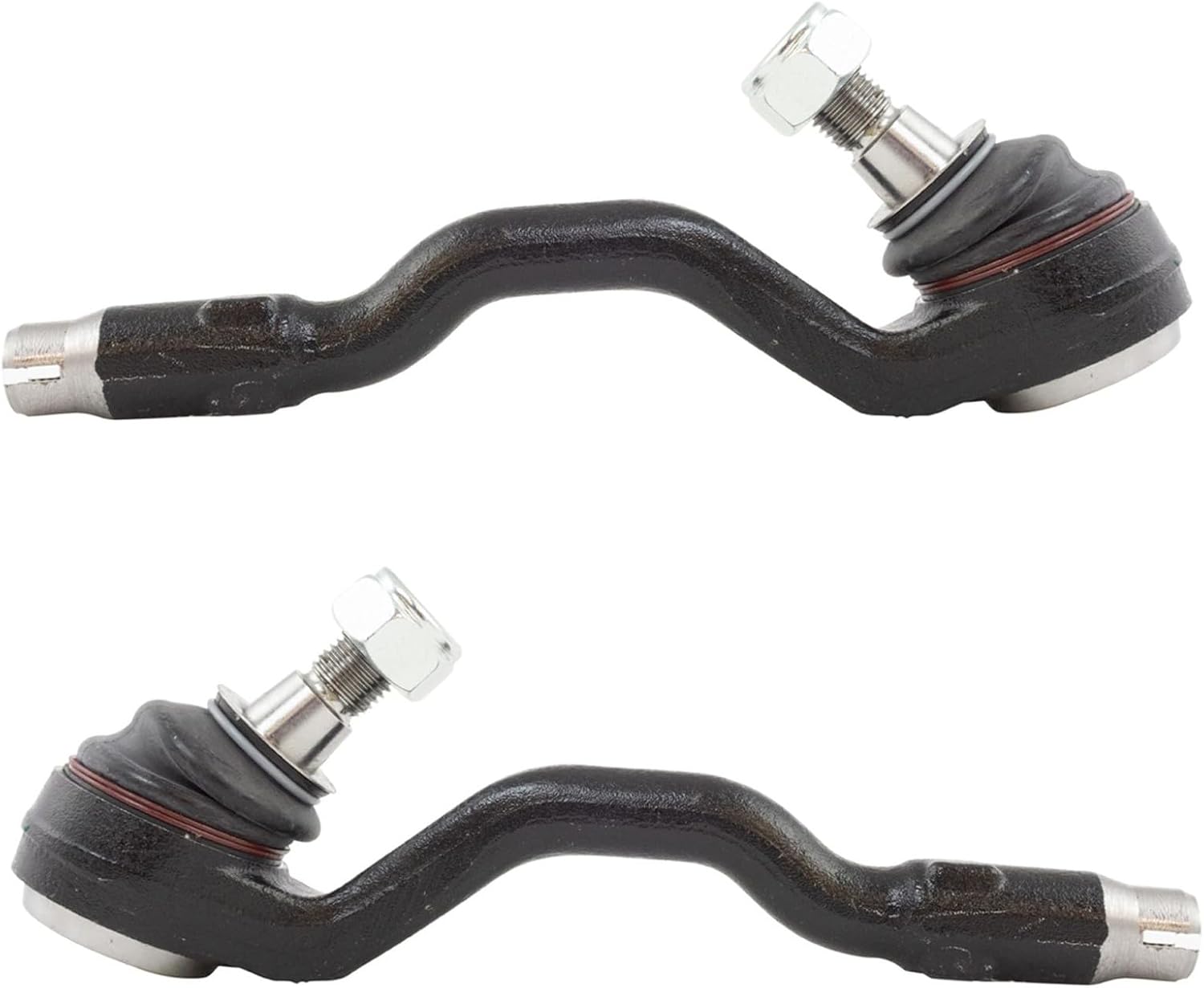 Outer Driver and Passenger Side Tie Rod Set 2 Piece Compatible with 2007-2013 BMW X5 2008-2014 BMW X6