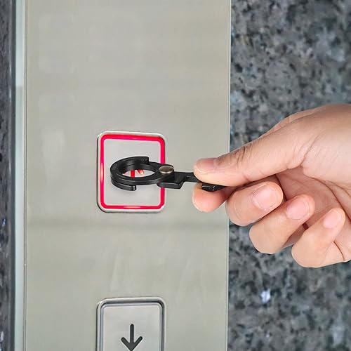 Miniatura 3 de FISHNU LIZAD - Hebilla de aleación de aluminio multifuncional al aire libre Camping Hebilla de cordón rápido Soporte para teléfono móvil Levantador