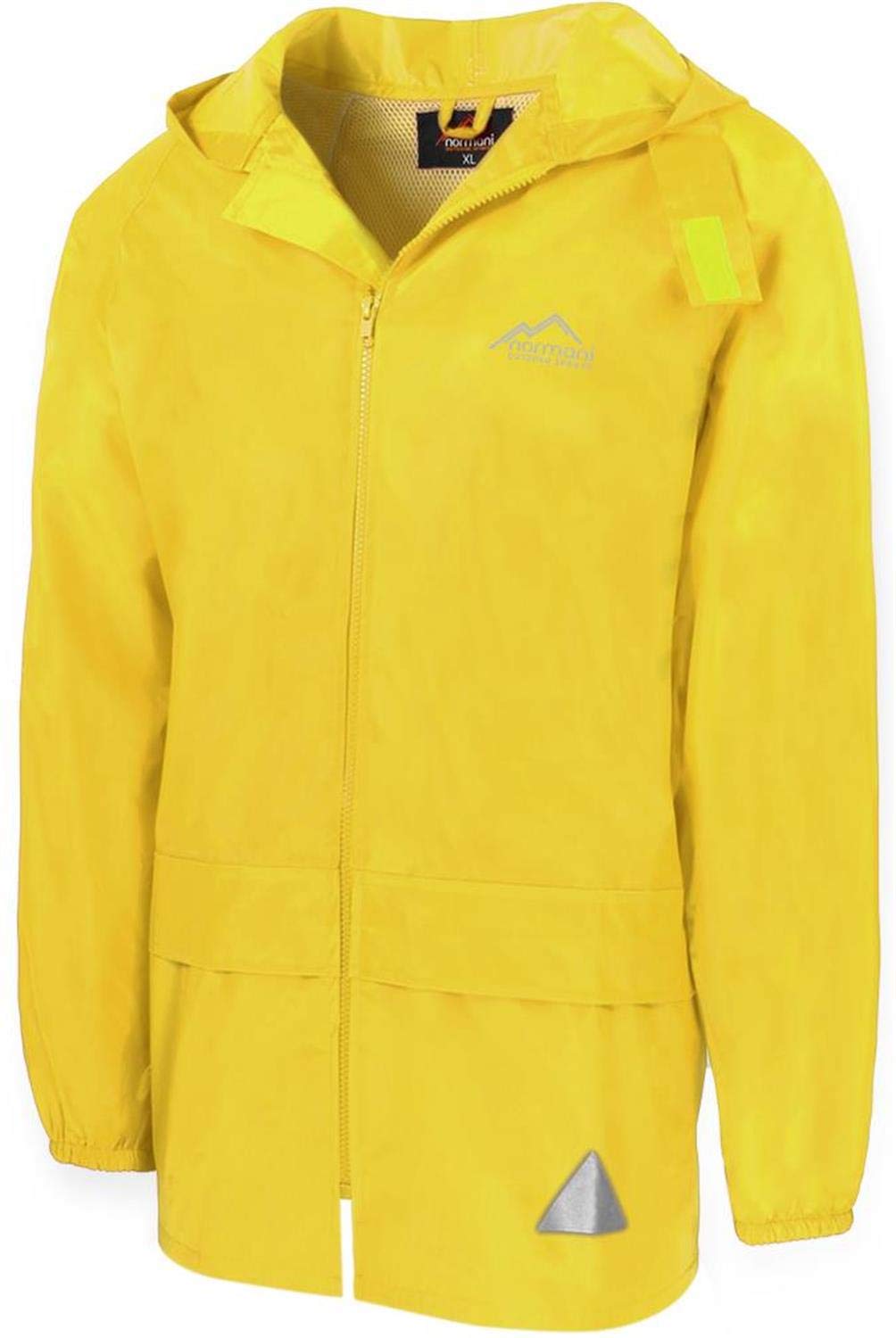 normani Leichter wasserdichter Regenanzug Set aus Regenjacke mit Kapuze und Regenhose für Erwachsene