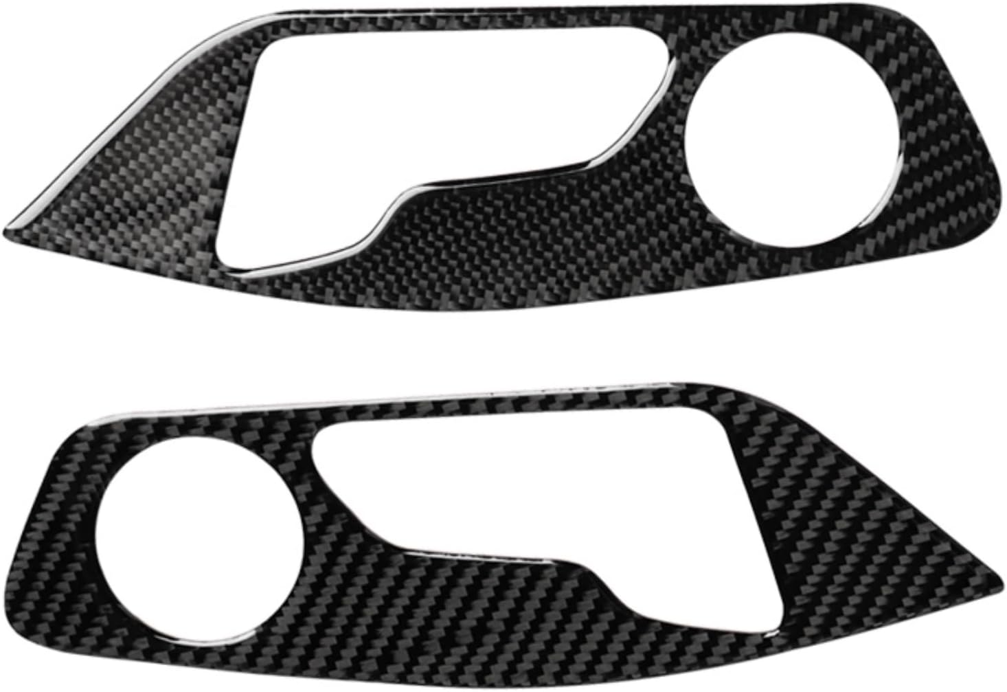 Carbon Fiber Cover Trim Sticker Accessories Decoration Compatible with Audi Q7 4M 2015-2024 (Classic, Gear Shift Dashboard Frame 08)
