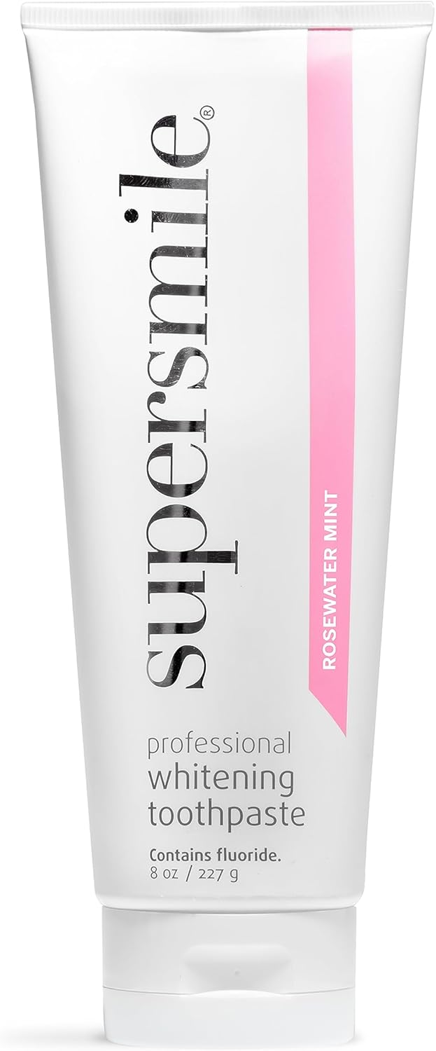 Supersmile Professional Teeth Whitening Toothpaste with Fluoride, ICY Mint, 8 oz