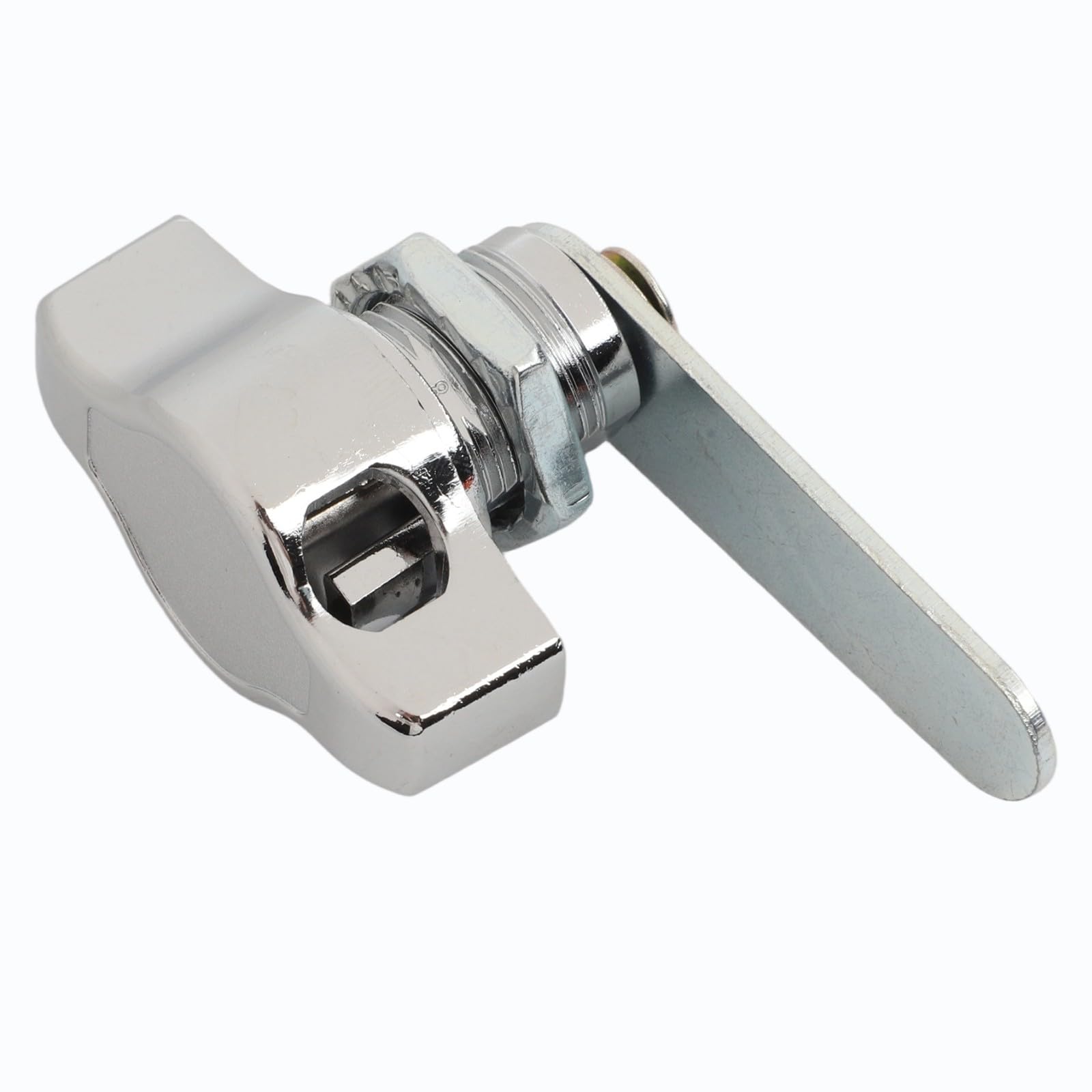 Keyless Cabinet Cam Lock Zinc Alloy Thumb Turn Lock for Cabinet Door Mailbox Cupboard Drawer Locker Closet Furniture Hardware (20mm)