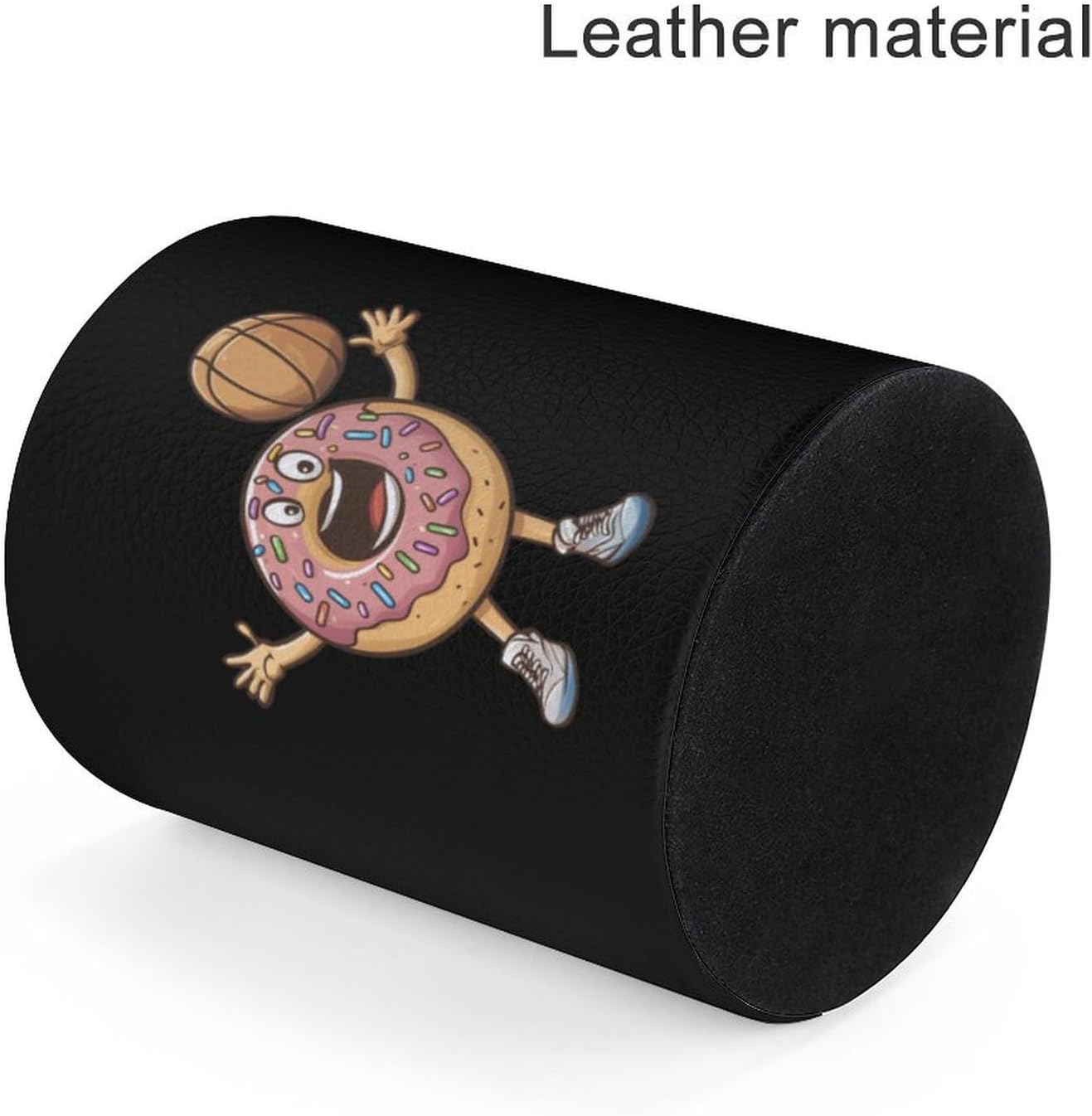 Funny Donut Basketball Food Pencil Pen Holder Portable Storage Box Desk Organizer for Home Office image 4