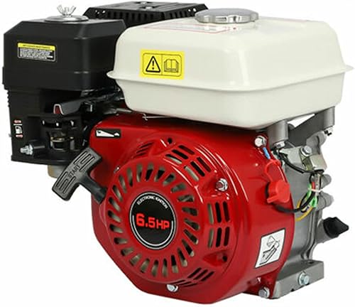 Motor de gas de 160 CC 6.5 HP, motor de 4 tiempos Go Kart, motor OHV, motor de gasolina de grado industrial, eje horizontal, retrocesoarranque para