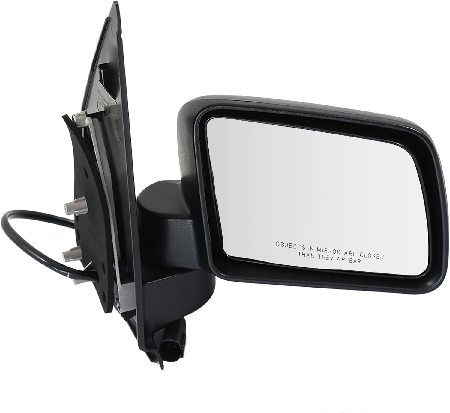 Garage-Pro Passenger Side Power Heated Mirror For Ford Transit Connect 2010-2011, Textured, Passenger Mirror