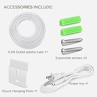 Vista 3 de FUJIWARA Bomba de condensación automática de eliminación de drenaje de condensación, mini bomba silenciosa para HVAC, aire acondicionado