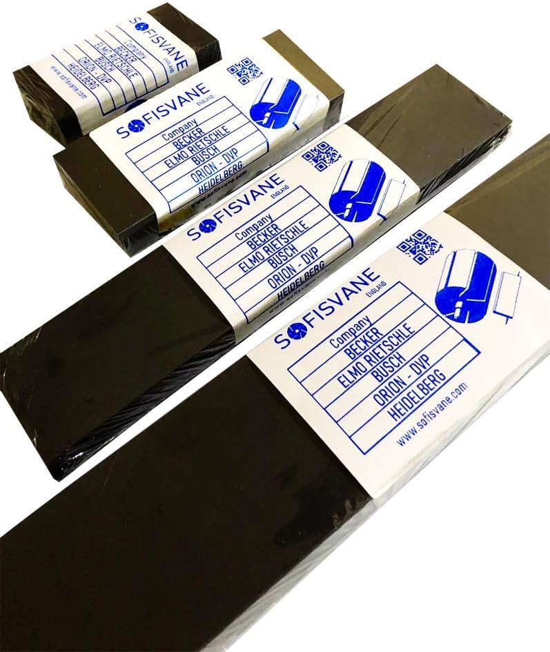 Vanes Fit Becker 90132900008 | WN 124-033 8 Carbon Vane Set | Dimensions: 135-39-4 mm •DVT 2.60