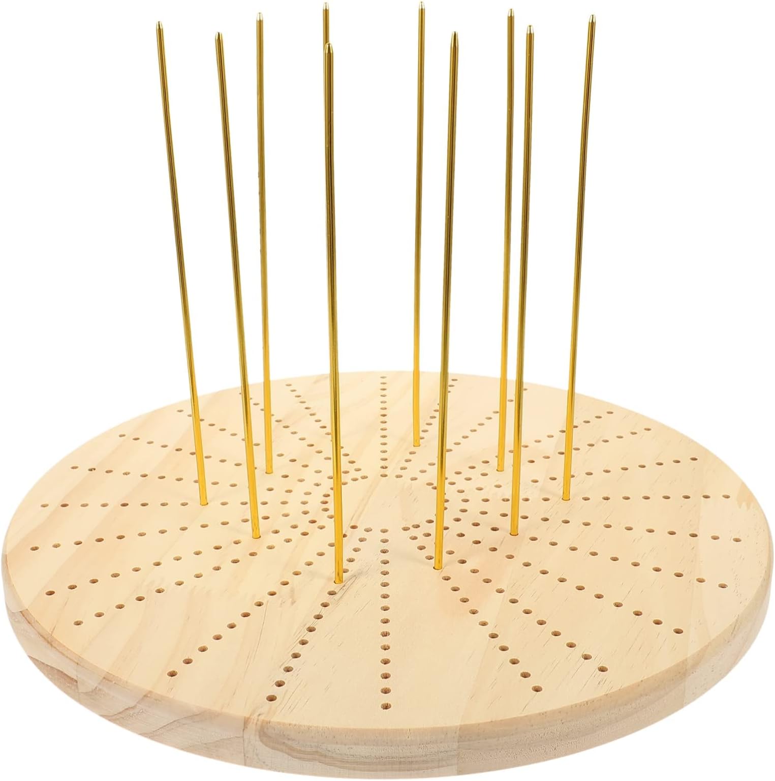 KASTWAVE Complete Wooden Crochet & Knitting Tool Set - Includes Yarn Stop, Blocking Board & Weaving Kit for Creative Projects like Mats & Petals (1 Set)